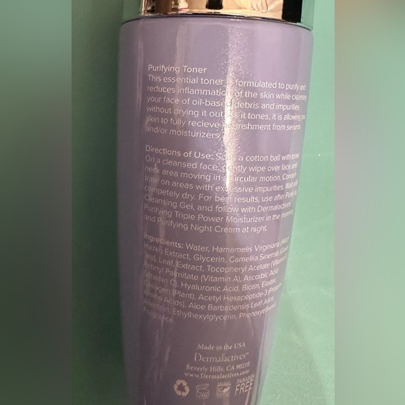 Brand new- Dermalactives Purifying Toner - Picture 2 of 5